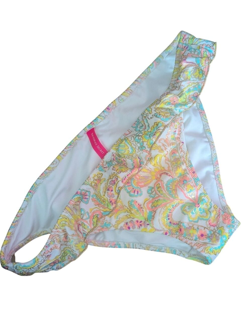 Victoria's Secret Pastel Paisley Bikini Bottom - Multicolor